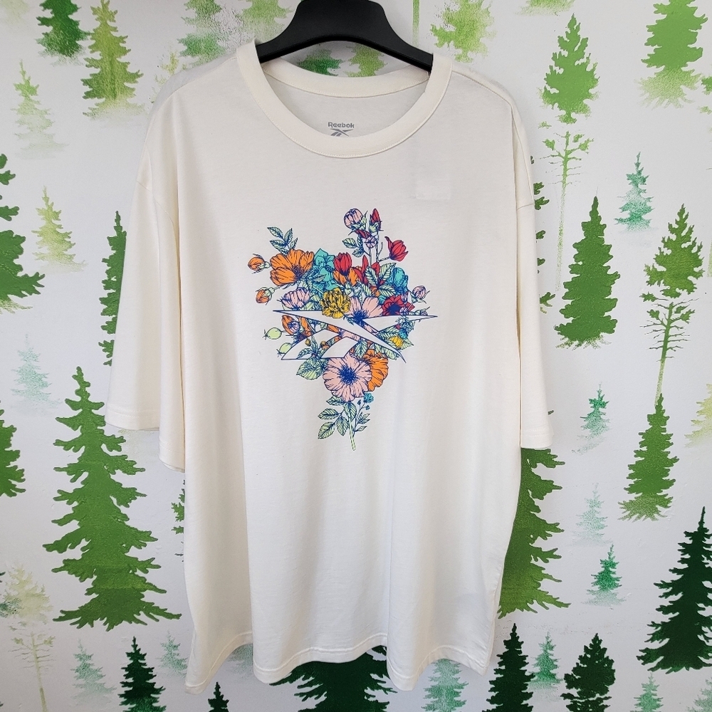 New Reebok Identity Good Vibes T-Shirt.